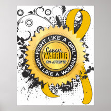 Fight Like a Girl Childhood Cancer 39 Posters