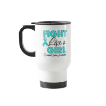 Fight Like a Girl Dazzling - Ovarian Cancer Mug