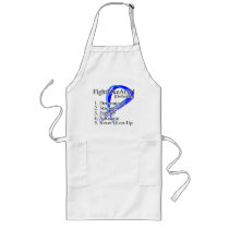 Fight Like a Girl Definition - Anal Cancer Apron