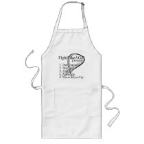 Fight Like a Girl Definition - Bone Cancer Apron