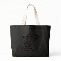 Fight Like a Girl Definition - Breast Cancer Bag