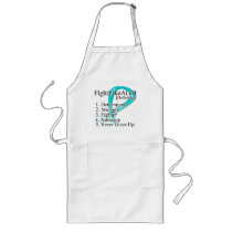 Fight Like a Girl Definition - Ovarian Cancer Aprons