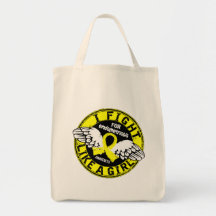 Fight Like A Girl Endometriosis 16.5 Canvas Bags