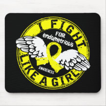 Fight Like A Girl Endometriosis 16.5 Mousepad