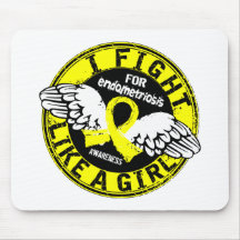 Fight Like A Girl Endometriosis 16.5 Mousepads
