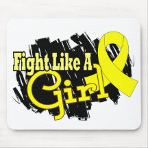 Fight Like A Girl Endometriosis 17.8 Mouse Pads
