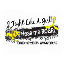 Fight Like A Girl Endometriosis 19.1 Post Cards