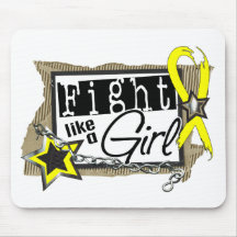 Fight Like A Girl Endometriosis 24.8 Mouse Mat