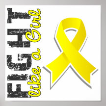 Fight Like A Girl Endometriosis 28.8 Print