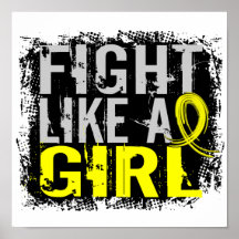 Fight Like a Girl Endometriosis 31.8 Print