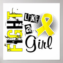 Fight Like A Girl Endometriosis 36.8 Poster