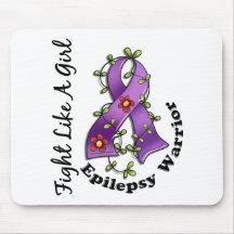 Fight Like A Girl Epilepsy 29.4 Mousemats
