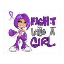 Fight Like a Girl Epilepsy 42.8.png Postcards