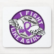 Fight Like A Girl Fibromyalgia16.5 Mouse Pad