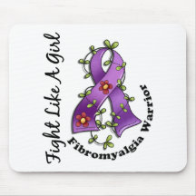 Fight Like A Girl Fibromyalgia 29.4 Mouse Mats
