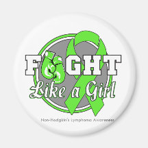 Fight Like a Girl Gloves - NonHodgkins Lymphoma Magnets