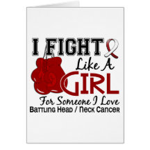 Fight Like A Girl Head And Neck Cancer 15.6 Cards