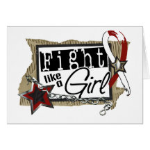 Fight Like A Girl Head and Neck Cancer 24.8 Greeting Card