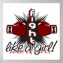 Fight Like A Girl Head and Neck Cancer 32.8 Print