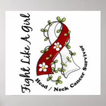 Fight Like A Girl Head Neck Cancer 29S Posters