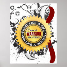 Fight Like a Girl Head Neck Cancer 39 Posters