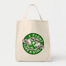 Fight Like A Girl Kidney Disease 16.5 Canvas Bag