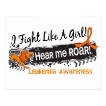 Fight Like A Girl Leukaemia 19.1 Postcards
