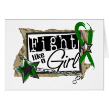 Fight Like A Girl Liver Disease 24.8 Greeting Cards