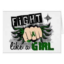 Fight Like A Girl Liver Disease 27.8 Greeting Cards