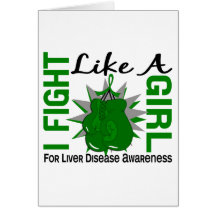Fight Like A Girl Liver Disease 8.5 Cards