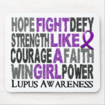 Fight Like A Girl Lupus 23.3 Mouse Pads