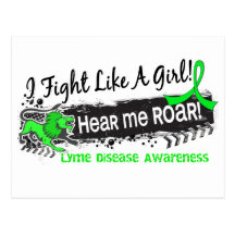 Fight Like A Girl Lyme Disease 19.1 Postcards
