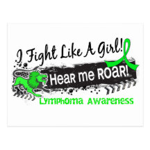 Fight Like A Girl Lymphoma 19.1 Post Cards
