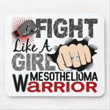 Fight Like A Girl Mesothelioma 20.2 Mousemats