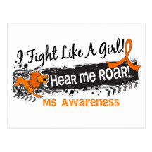 Fight Like A Girl MS 19.1 Post Cards