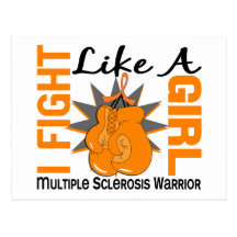 Fight Like A Girl Multiple Sclerosis 8.2 Postcards