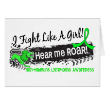 Fight Like A Girl Non-Hodgkin's Lymphoma 19.1 Cards