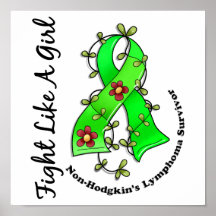 Fight Like A Girl Non-Hodgkin's Lymphoma 29S Posters