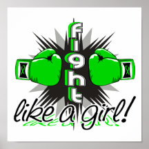 Fight Like A Girl Non-Hodgkin's Lymphoma 32.8 Poster