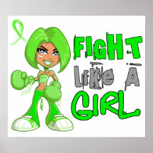 Fight Like a Girl Non-Hodgkin's Lymphoma 42.8.png Posters