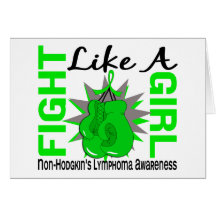 Fight Like A Girl Non-Hodgkin's Lymphoma 8.3 Card
