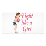 Fight like a Girl photo cards