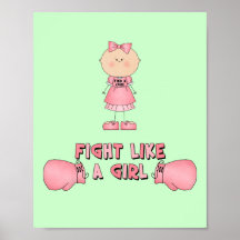 Fight Like A Girl Posters