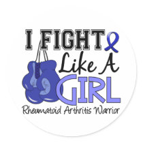 Fight Like A Girl Rheumatoid Arthritis 15.2 Sticker