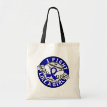 Fight Like A Girl Rheumatoid Arthritis 16.5 Tote Bag