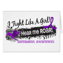 Fight Like A Girl Sarcoidosis 19.1 Greeting Card