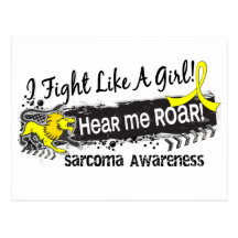 Fight Like A Girl Sarcoma 19.1 Postcard