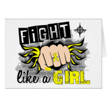 Fight Like A Girl Sarcoma 27.8 Card