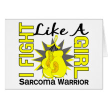 Fight Like A Girl Sarcoma 8.2 Greeting Cards