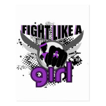 Fight Like A Girl Sjogren's Syndrome 33.8 Post Card